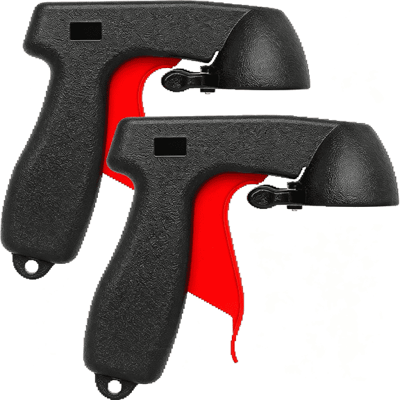 KASIU Spray Paint Can Trigger Handle,2-Pack with Hooks for Controlled Spraying | Instant Trigger Handle Fits Most Standard Aerosol Cans,Textured Grip,Less Finger Fatigue,Diy,Furniture & Auto