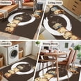 thumbnail image 5 of Area Rugs 2.7'x5', Japanese Style Carpet for Living Room Bedroom Dining Room, Dark Brown Rustic Owl Birds Tree Branches Throw Kitchen Rugs Non Slip Washable Rectangle Indoor Outdoor Rugs, 5 of 8