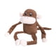 thumbnail image 2 of Pelota de Peluche para Perro ZippyPaws Spencer Mono Crujiente Grande, 2 of 8