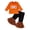 Orange, variant on TTUHYWXI Baby Kids Little Girl 2Pcs Halloween Fall Outfits 6 12 24 Months 2T 3T 4T 5T Long Sleeve Floral Print Pullover Tops Flare Pants Set (Purple,2-3 Years)