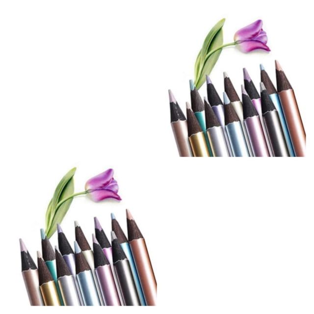 Maoww 12pcs Wood Easy To Clean Drawing Pencils Set For Every Artist Professional Colored Pencils Durable 2Set