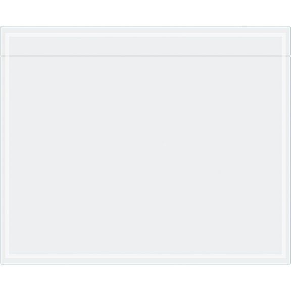 Tape Logic "Clear Face" Document Envelopes 5 1/2" x 4 1/2" Clear 1000/Case PL522