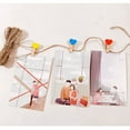 thumbnail image 3 of Daily Qaailabf 50pcs Heart Small Wooden Clothespin Clips DIY Photo Cards Peg, 3 of 4