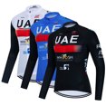 thumbnail image 2 of 2024 Jersey de ciclismo del equipo de los Emiratos Árabes Unidos para hombre, nueva camiseta de ciclismo de manga larga para primavera y otoño, camisetas para bicicleta de montaña, ropa transpirable p, 2 of 5