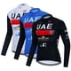 thumbnail image 2 of 2024 Jersey de ciclismo del equipo de los Emiratos Árabes Unidos para hombre, nueva camiseta de ciclismo de manga larga para primavera y otoño, camisetas para bicicleta de montaña, ropa transpirable p, 2 of 5