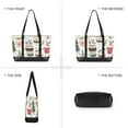 thumbnail image 6 of FORMRS Canvas Laptop Tote Bag for Women with 15.6" Computer Compartments Shoulder Handbag, White Christmas Cups, 6 of 7