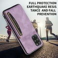 thumbnail image 2 of Galaxy S20 Ultra Back Wallet Case, Allytech Case for Samsung Galaxy S20 Ultra 5G 6.9", Book Flip PU Leather Purse Case with Credit Card Slots Stand Protective Case for Samsung S20 Ultra 2020, Purple, 2 of 6