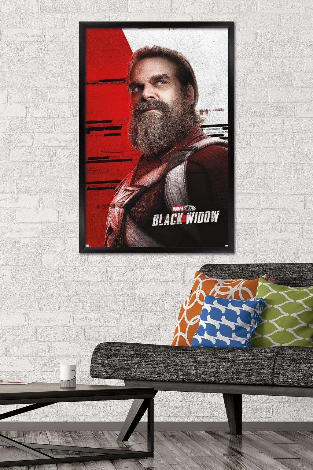 Marvel Cinematic Universe - Black Widow - Red Guardian Wall Poster, 22.375" x 34", Framed