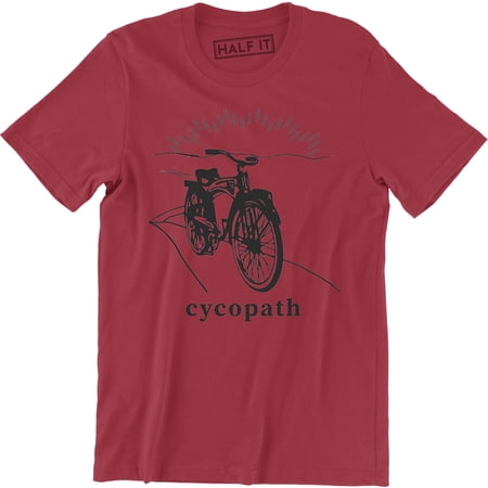 Cycopath Men s Bicycle Bikerider Psychopath Cycling Sports Road Mountain T-Shirt price history on PriceWatchPro