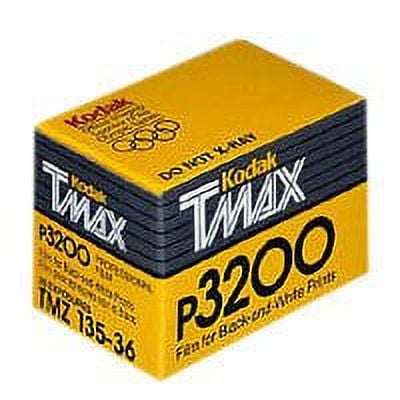 Kodak P3200 TMAX Professional ISO 3200 35mm 36 Exposures Black and White Film