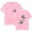 Pink, variant on Livingston Shadow Merch T-Shirt Women Men Casual Crewneck Short Sleeve Fashion Tee