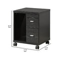 thumbnail image 5 of Smartly Organised CPU Stand With Two Drawers, Black - Saltoro Sherpi, 5 of 5