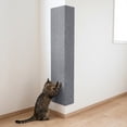 thumbnail image 2 of FEOLGEHLY Wall Mounted Cat Scratching Post, Vertical Cat Scratcher, No Debris Non-Woven Fabric Cat Scratching Board, Adhesive Cat Scratch, Furniture Protector, Abrasion Proof (Black M), 2 of 7