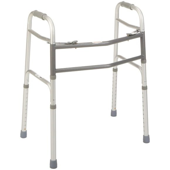 Andador bariátrico Days para personas mayores y discapacitadas, capacidad de peso de 700 lb, andador ajustable extra ancho con soporte resistente y bloqueo de doble liberación, asistencia de movilidad