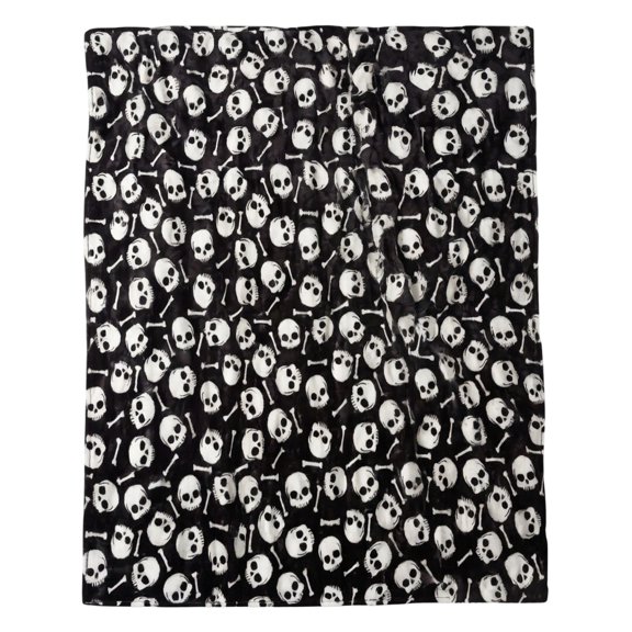 Cozy Halloween Flannel Throw Blanket Soft Warm Fleece Cuddle For Couch Bed Sofa Season