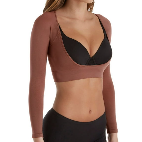 Women's Rhonda Shear 2852 Seamless Arm Shaper (Rich Clay 3X)