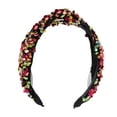 thumbnail image 3 of Unique Bargains 1 Pc Headband Sequins Hair Accessories for Women Red White, 3 of 5