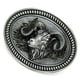 thumbnail image 4 of Hebilla de cinturón antigua Hugo cabeza de cabra india metal vaquero occidental Vintage hebilla del cinturón occidental, 4 of 7
