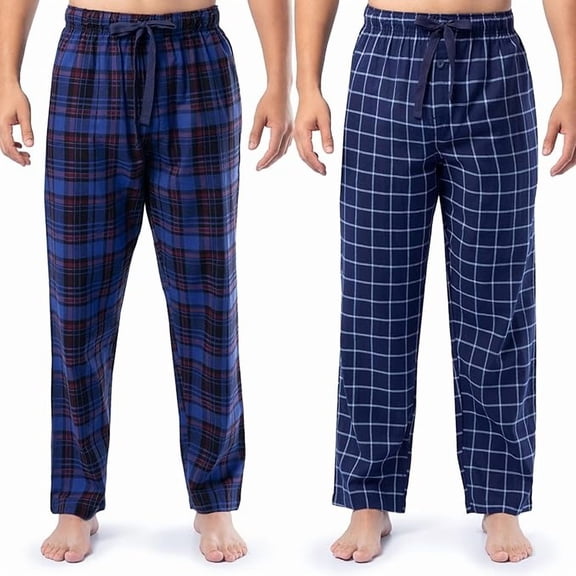Fruit of the Loom mens Broadcloth Woven Sleep Pajama Pant - 2 Pack