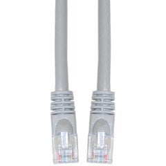 100 ft QualConnectTM Cat6 White Ethernet Patch Cable Bootless