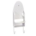 thumbnail image 1 of Organizador de lavandería 360 para plancha y tabla de planchar, para cuarto de lavado, se adapta a planchas más pequeñas, fácil de montar, color blanco, 1 of 5