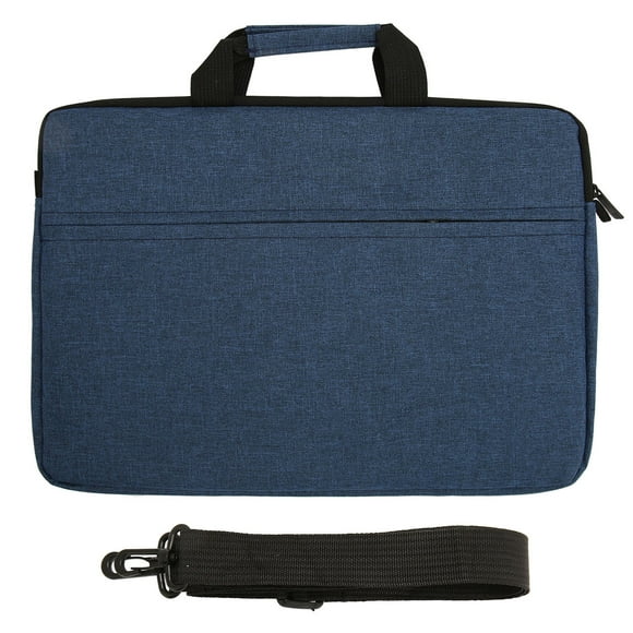 ZOUSSIQI 15.6Inch Laptop Sleeve Waterproof Polyester Laptop Case Portable Notebook Protective Case for Travel Business Trip Dark Blue EL225#74210