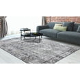 thumbnail image 4 of Concord Global Trading 72065 5 x 7 ft. Vintage Piazza Geometric Rectangle Area Rug, Gray, 4 of 4