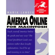 America Online 3 For Macintosh (Visual Quickstart Guide) - Langer, Maria