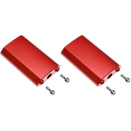 Alvin's Cables 2.4" for Tilt Axis Extender for DJI Ronin 2 Gimbal, 60mm for Tilt Axis Height-Increasing Block for Taller Cameras, One Set Red-A0129