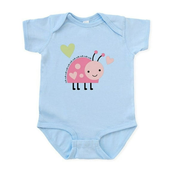 CafePress - Pink Ladybug Infant Bodysuit - Baby Light Bodysuit, Size Newborn - 24 Months