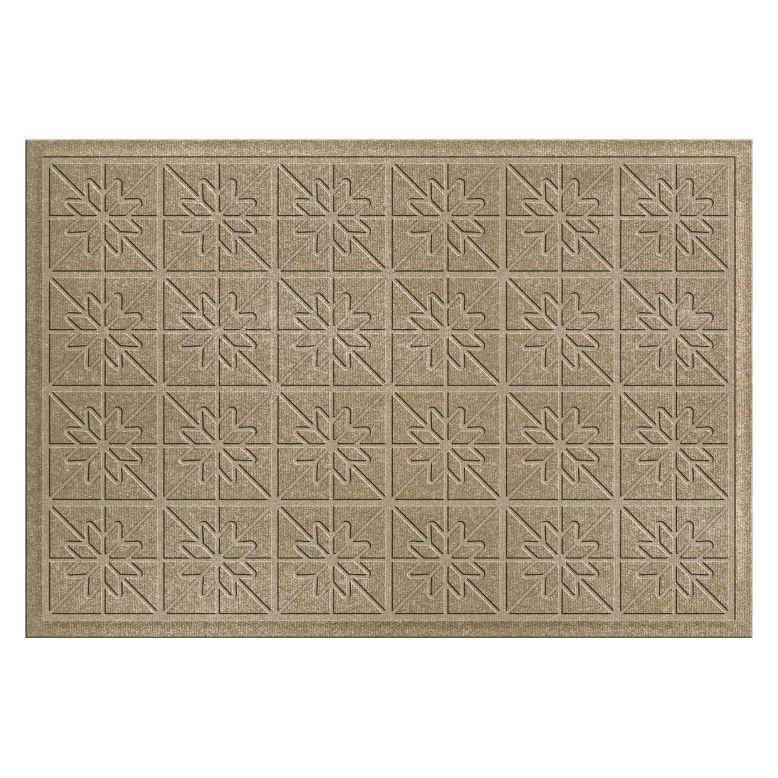 Bungalow Flooring Water Guard Star Quilt Indoor Outdoor Doormat by Bungalow Flooring