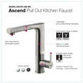 thumbnail image 5 of Houzer ASCPO-460-OB 23.5" Faucet Hole Brass Oil Rubbed Bronze Ascend Pull Out Kitchen Faucet, 5 of 9
