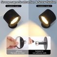 thumbnail image 3 of USB Rechargeable LED Lights with Remote 3 Color Temperatures Brightness Dimmable 360° Rotatable Magnetic Installation B, 3 of 6