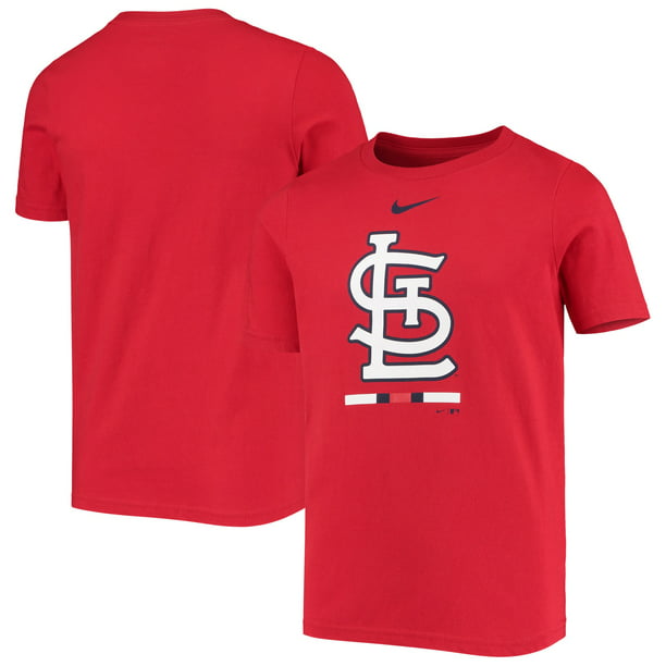 St. Louis Cardinals Nike Youth Primary Logo Lockup T-Shirt - Red ...