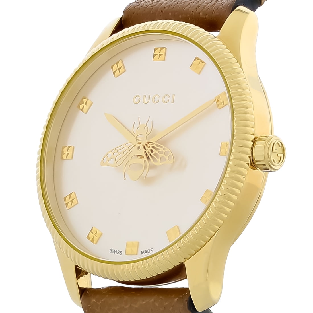 Gucci G-Timeless Quartz Ladies Watch YA1265022, Champagne