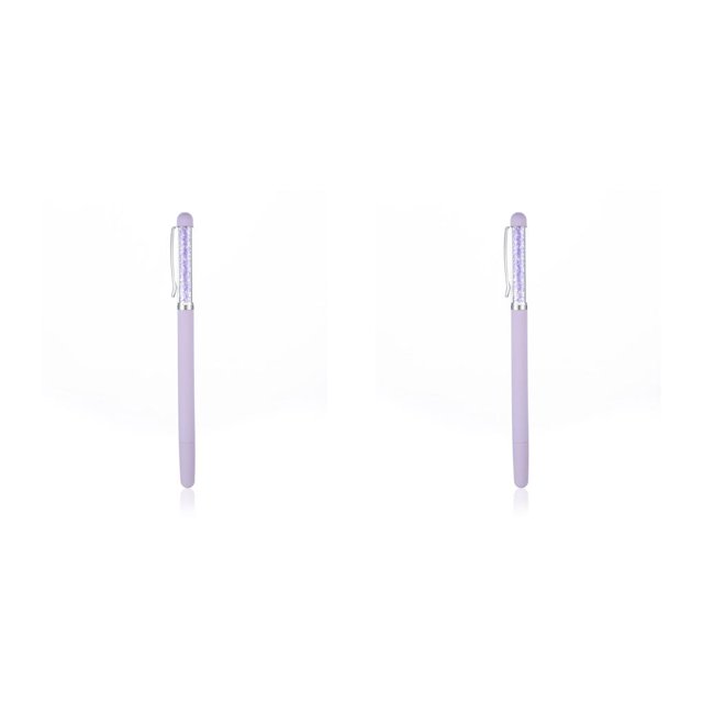 Yuarrent Herramienta de pintura de puntos de diamantes de imitación cruzados, pegatina de artesanía de mano, pegatinas bordadas, suministros, Violeta 2piezas