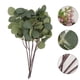 thumbnail image 3 of KAKOWELY 5 hojas artificiales de eucalipto para decoración (verde), 3 of 5