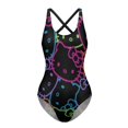 thumbnail image 5 of Hello Kitty Women's One Piece Swimsuit Athletic Training Swimwear Bathing Suit, 5 of 7