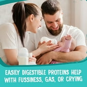 (4 pack) Earths Best Organic Gentle Powder Baby Formula with Iron DHA & ARA, 21 oz Canister
