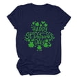 thumbnail image 2 of Meichang T-Shirt de la Saint-Patrick pour Femme, Trèfle Vert à Quatre Feuilles, T-Shirts Graphiques Verts, Hauts Décontractés à Manches Courtes, Col Rond, T-Shirts de la Saint-Patrick en Liquidation, 2 of 3