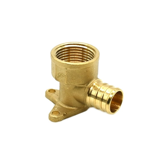 Thrifco 7910213 1/2" x 1/2" Drop Ear 90 Deg Elbow F1807 x FIP Lead Free PEX (B)