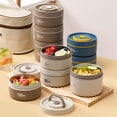 thumbnail image 4 of Food Warm Lunch Container, Thermal Lunch Container Brown C, 4 of 5