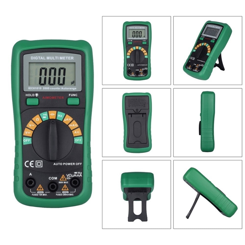 MS8233D Pro Multimeter With 2000uF Capacitance 200kHz Frequncy Measurement Auto Range Digital Multimeter PK UT136B