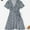 Deep Blue, variant on for Female leisure Ditsy Floral Ruffles Wrap Dress Deep Blue M