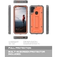 thumbnail image 2 of ArmadilloTek Vanguard Designed for Samsung Galaxy A11 Case Military Grade Full-Body Rugged with Built-in Screen Protector and Kickstand - Orange, 2 of 4