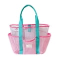 thumbnail image 3 of Msgweeeg Beach Bags Beach Tote Bag Large Mesh Beach Tote Bag for Women Quickily Dry Swimming Pool Bag with Multi Pockets Foldable Travel Gym Tote for Beach Towels Toiletries Summer, 3 of 7