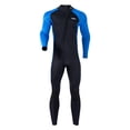 thumbnail image 1 of Men 3mm Neoprene Wetsuits Adult One Piece Full Body Long Sleeves Diving Suit, 1 of 6