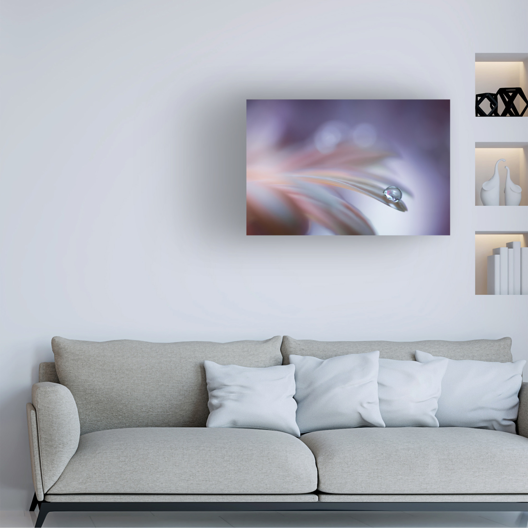 Canvas Wall Art - Rina Barbieri 'Sound Of Soul' Wall Art for Living Room, Bedroom, or Office Décor by Trademark Fine Art - 47 x 30 Inches