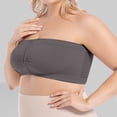 thumbnail image 5 of Vrotazzy Plus Size Front Closure Push Up Wireless Bra Racerback Bandeau Shirt Bust Seamless Daily Comfort, 5 of 7