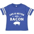 thumbnail image 3 of Inktastic Life's Better with Bacon Boys or Girls Toddler T-Shirt, 3 of 5